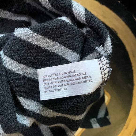 Merona Long Sleeve Striped Jersey Knit Dress - Picture 9 of 11